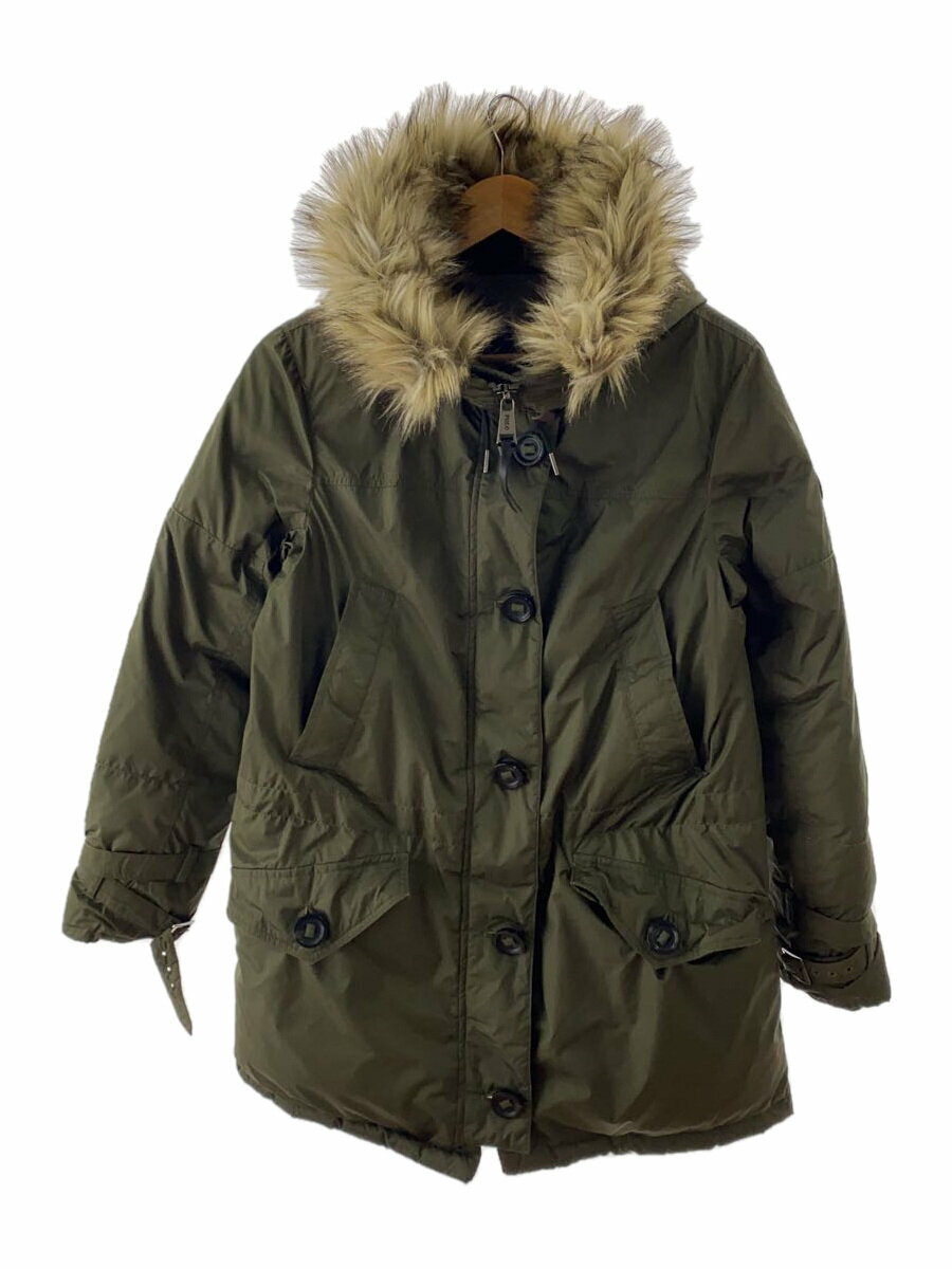 【中古】POLO RALPH LAUREN◆ダウンジャケット/XS/ポリエステル/KHK/無地/0200013868【メンズウェア】