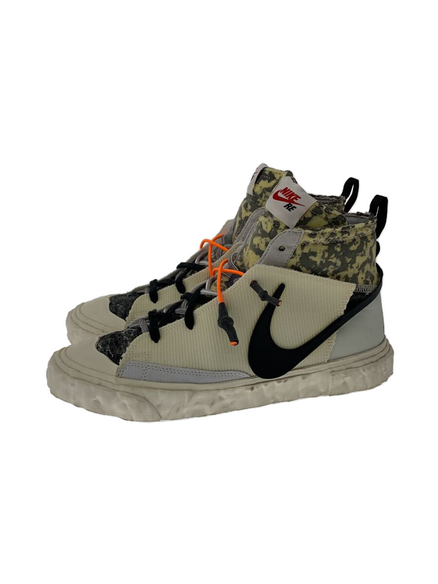 【中古】NIKE◆BLAZER MID/READYMADE_ブレイザー ミッド/レディメイド/27cm/WHT【シューズ】