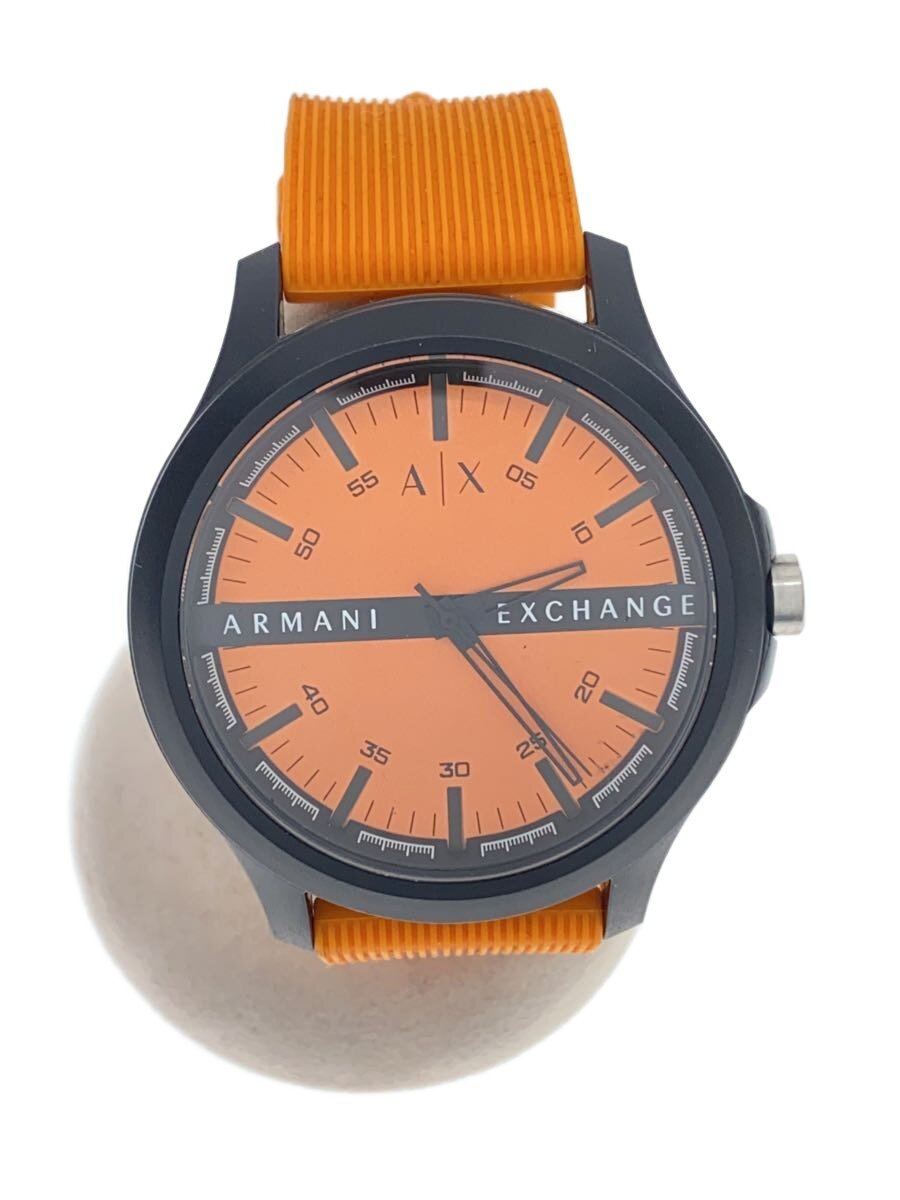 【ブランド】ARMANI EXCHANGE 【ブランドカナ】アルマーニエクスチェンジ 【型番】 【程度】B 【サイズ】 【メインカラー】オレンジ 【素材・生地】 【キーワード】　　 2026/02/25 セカンドストリート小平小川町店【4717】【中古】ARMANI EXCHANGE◆クォーツ腕時計/アナログ/ORN ブランド ARMANI EXCHANGE 型番 カラー オレンジ 柄 素材・生地 >色・素材について サイズ >サイズ表示について 実寸（cm） 【腕時計】 ケース縦：5.3 / ケース横：4.9 / 文字盤縦：3.7 / 文字盤横：3.7 / ケースの厚さ：1.1 / バンド幅：2.1 / 手首周り：/ 【その他】 その他サイズ：/ 商品は　セカンドストリート小平小川町店の店頭にて販売しております。商品に関するお問合わせは、お電話(TEL:042-313-6975)にて、問合わせ番号：2347170991324をお伝えください。 配送方法やお支払い方法に関するお問い合わせは、サポートセンターまでご連絡をお願いします。 ※お電話の対応は営業時間内のみとなります。お問い合わせフォームでお問い合わせの際はご注文番号をご記入下さい この商品に関する出品店舗からのコメント 多少の使用感がございますが、まだまだお使いいただけます。あくまでも中古品ですのでご理解の上、ご検討をお願いいたします。店頭でも併売しているため、状態が変化することがございます。ご質問等ございましたら、お気軽に店舗までお問い合わせください。