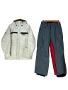【中古】sessions◆ウェアー/上下セット/M/ホワイト/GORE-TEX【スポーツ】