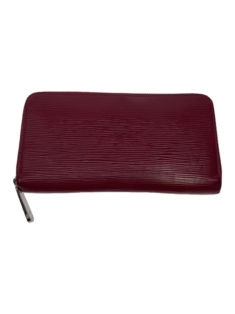 【中古】LOUIS VUITTON◆ジッピー・ウォレット_エピ/レザー/RED/レディース【服飾雑貨他】