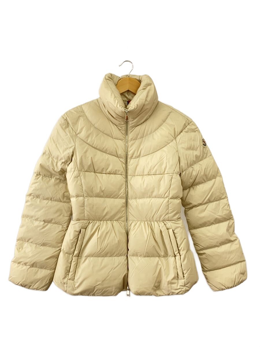 【中古】MONCLER◆GUERY/ダウンジャケット/0/ナイロン/BEG/H0932A00076/ ...