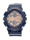 【中古】CASIO◆クォーツ腕時計_G-SHOCK/デジアナ/ラバー/BLK/カシオ//【服飾雑貨他】