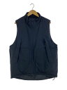 【中古】FREAK’S STORE◆PRIMALOFT VEST/ダウンベスト/M/ナイロン/BLK/223-1517【メンズウェア】