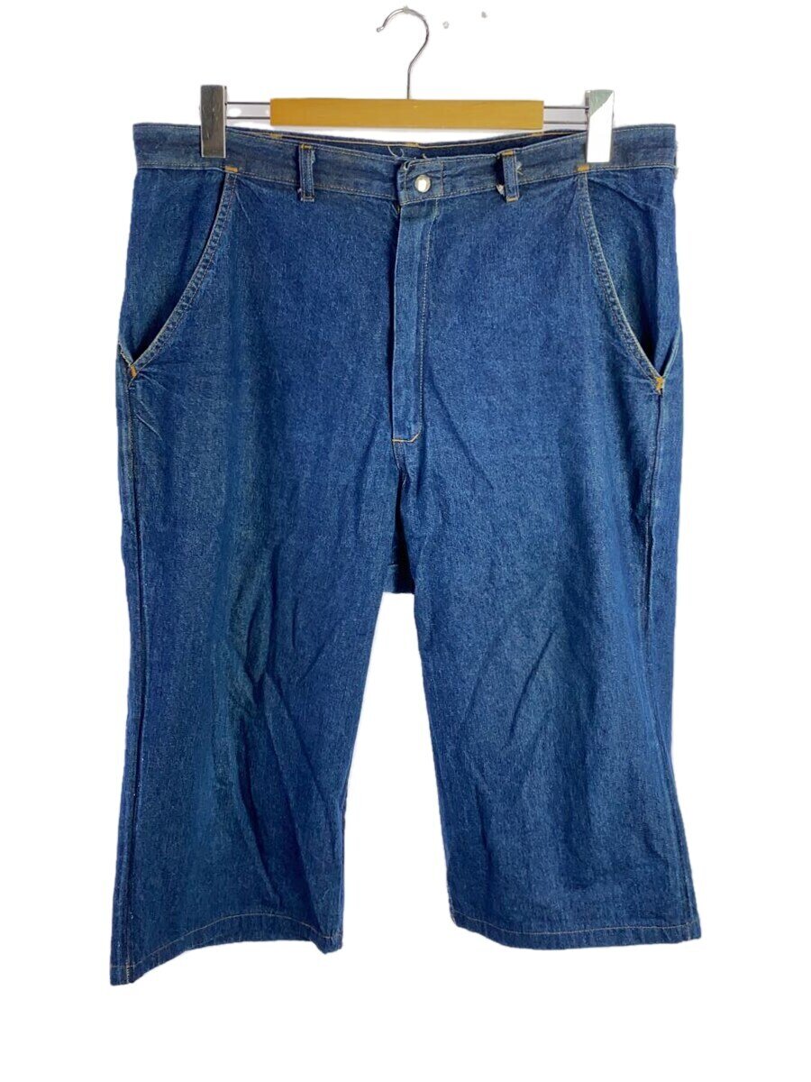 【中古】70s/PIA/PRISON INDUSTRY AUTHORITY/クロップドパンツ/40/デニム/IDG【メンズウェア】