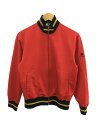 【中古】Champion◆80-90s/トラックジャケット/M/ポリエステル/RED/無地/410430【メンズウェア】