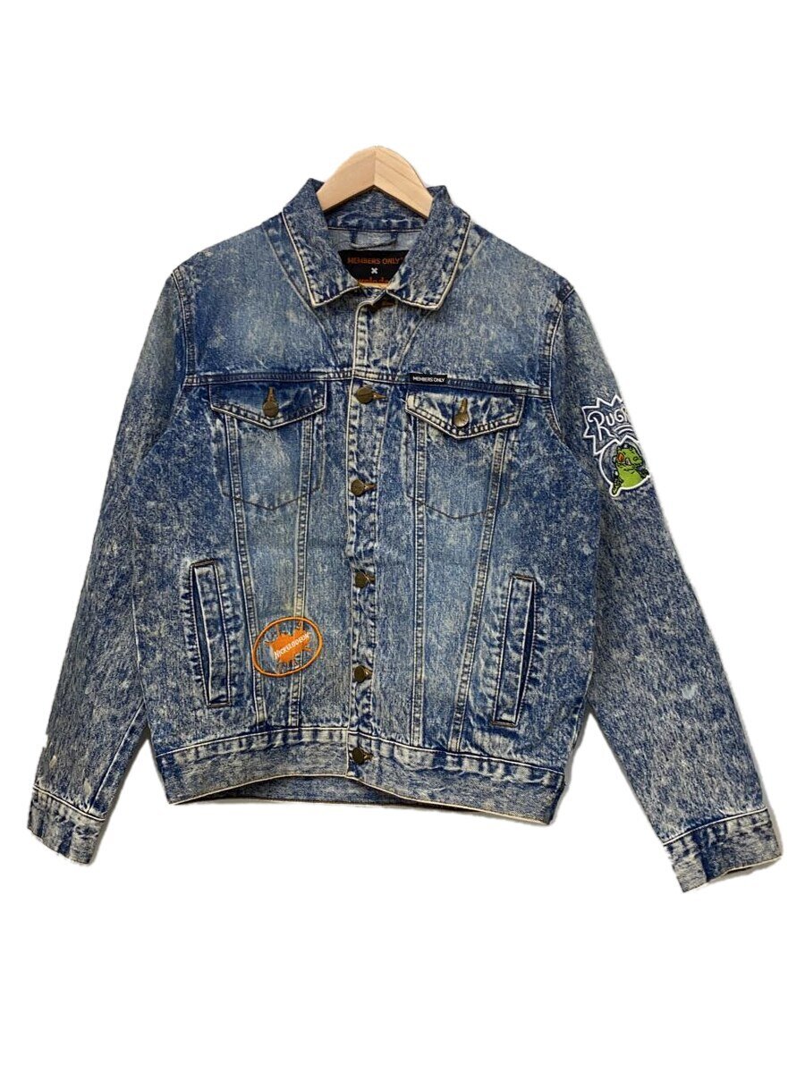 【中古】MEMBERS ONLY◆Gジャン/M/コットン/IDG/00s/Nickelodeon/バックロゴ【メンズウェア】