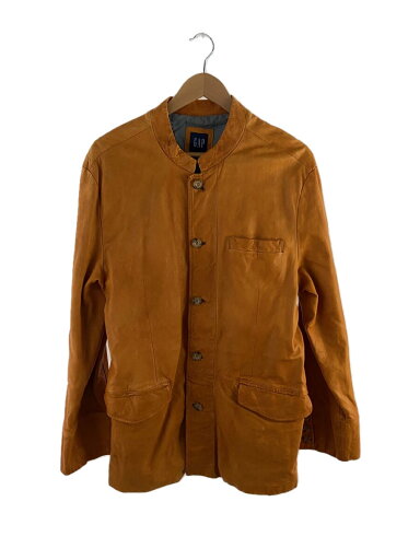 【中古】GAP◆レザージャケット・ブルゾン/XL/羊革/CML【メンズウェア】 【中古】GAP◆レザージャケット・ブルゾン/XL/羊革/CML【メンズウェア】