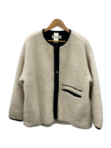 【中古】CULLNI◆フリースジャケット/2/ポリエステル/WHT/19-AW-049【メンズウェア】 【中古】CULLNI◆フリースジャケット/2/ポリエステル/WHT/19-AW-049【メンズウェア】