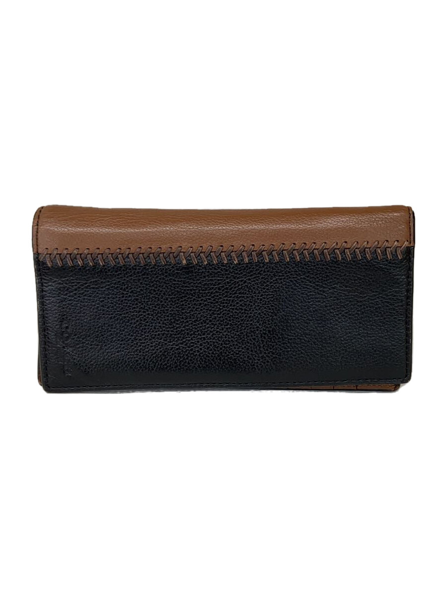 【中古】COACH◆長財布/--/BLK/メンズ/E1744//【服飾雑貨他】