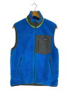 【中古】patagonia◆CLASSIC RETRO-X VEST/ボアベスト/フリースベスト/S/ポリ/BLU/23047FA11//【メンズウェア】