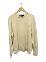 【中古】POLO RALPH LAUREN◆ニット・セーター(厚手)/XXL/コットン/BEG/無地【メンズウェア】(4)