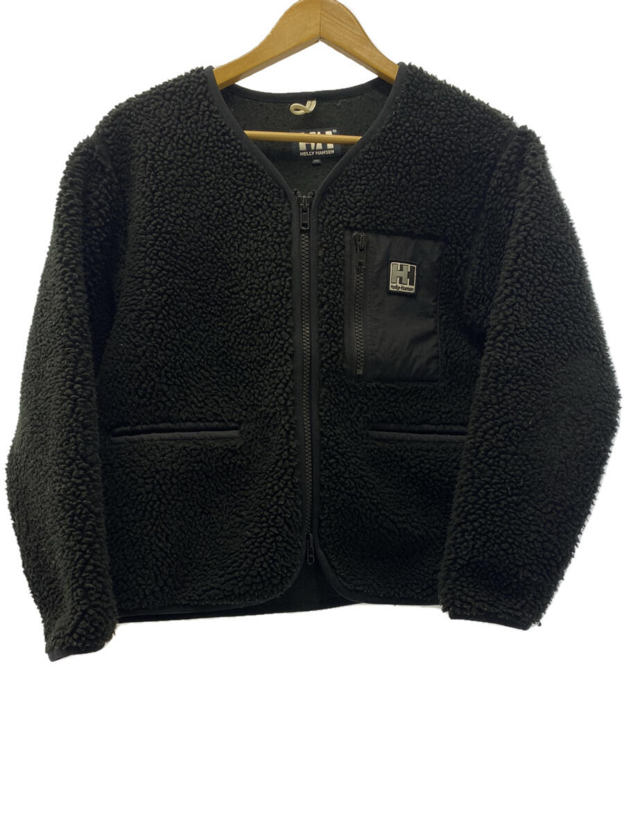 【中古】HELLY HANSEN◆フリースジャケット/M/ポリエステル/BLK/HOE52053【レディースウェア】