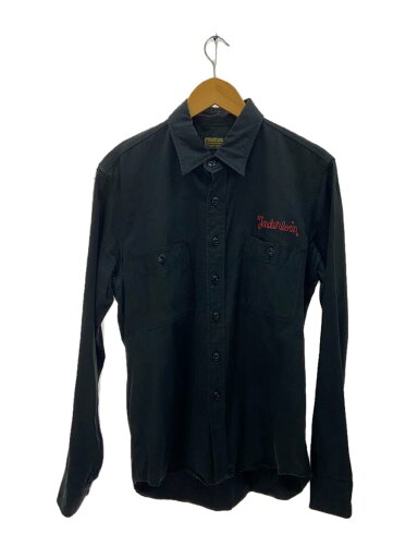【中古】TENDERLOIN◆ワークシャツ/長袖シャツ/S/コットン/ブラック//【メンズウェア】 【中古】TENDERLOIN◆ワークシャツ/長袖シャツ/S/コットン/ブラック//【メンズウェア】