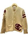 【中古】Whiting Los Angels/カーディガン(厚手)/40/ウール/CRM【メンズウェア】