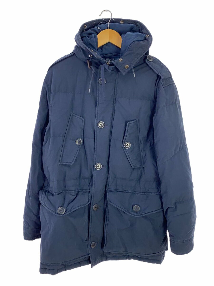 【中古】POLO RALPH LAUREN◆ダウンジャケット/M/コットン/NVY/MNBLOTWM5100043【メンズウェア】