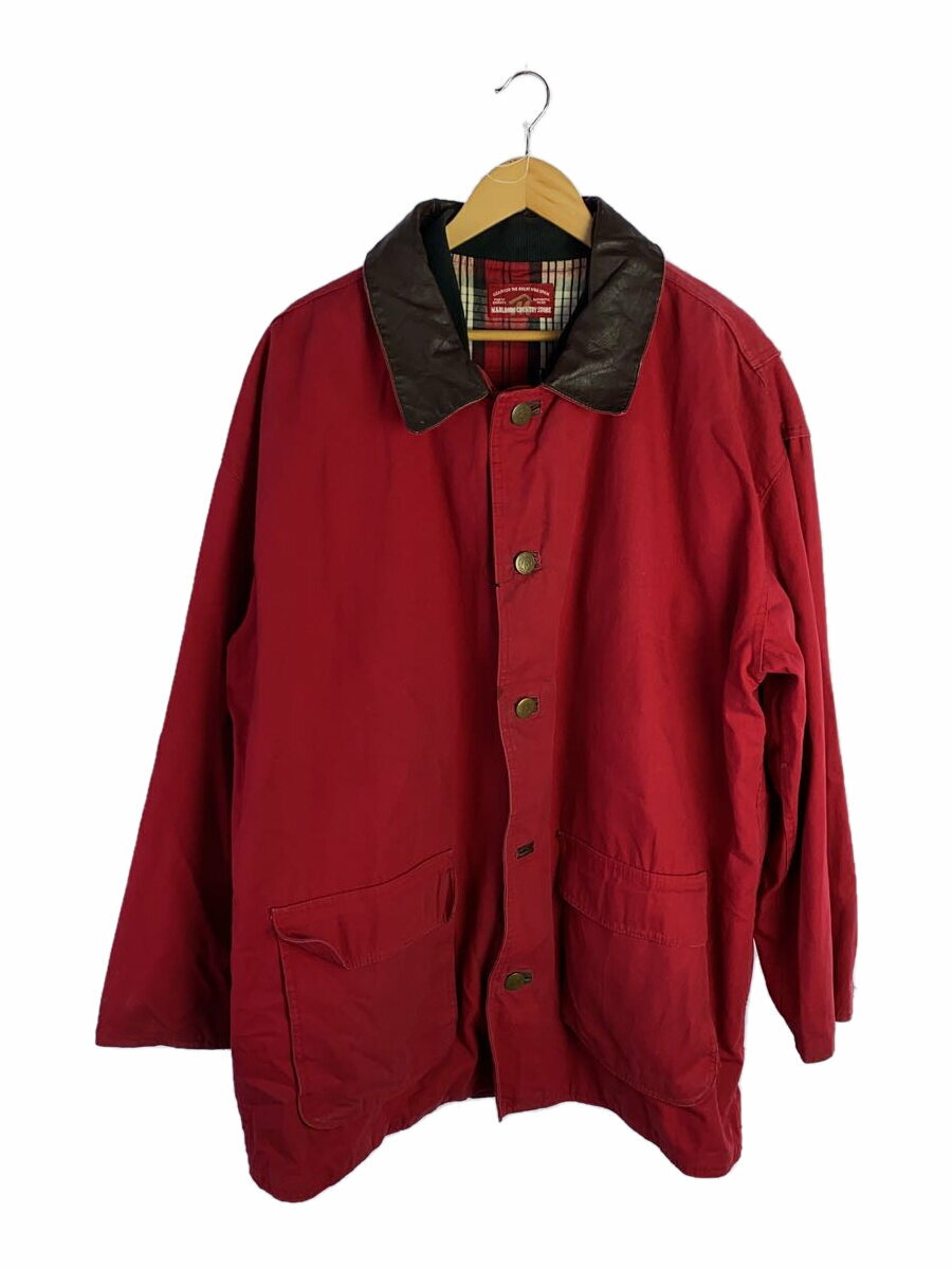 【中古】Marlboro◆カバーオール/--/コットン/RED【メンズウェア】