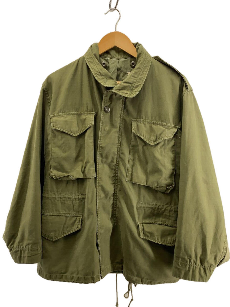 US.ARMY◆M-65 FIELD JACKET/2nd/アルミジップ/S-R/コットン/GRN/8405-782-2935