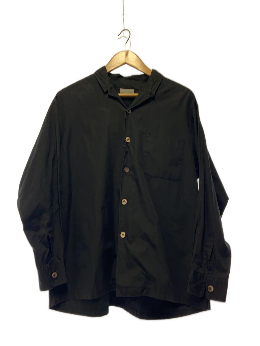 COMME des GARCONS HOMME◆98年/インサイドアウト期/長袖シャツ/--/コットン/BLK/無地/HB-100350