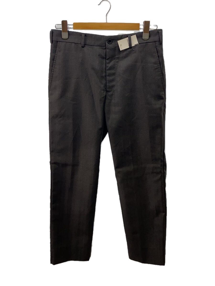【中古】COMME des GARCONS HOMME DEUX◆ストレートパンツ/M/ポリエステル/SLV/無地/de-p024【メンズウェア】