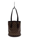【中古】LOUIS VUITTON◆マレ_ダミエ・エベヌ_BRW/PVC/BRW【バッグ】