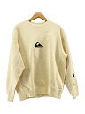 【中古】QUIKSILVER◆スウェット/L/コットン/CRM/QP0224151【メンズウェア】