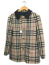 【中古】BURBERRY LONDON◆ジャケット/リバーシブル/ノ