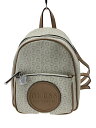 【中古】GUESS◆リュック/--/WHT/総柄/シグネチャーロゴリュック【バッグ】