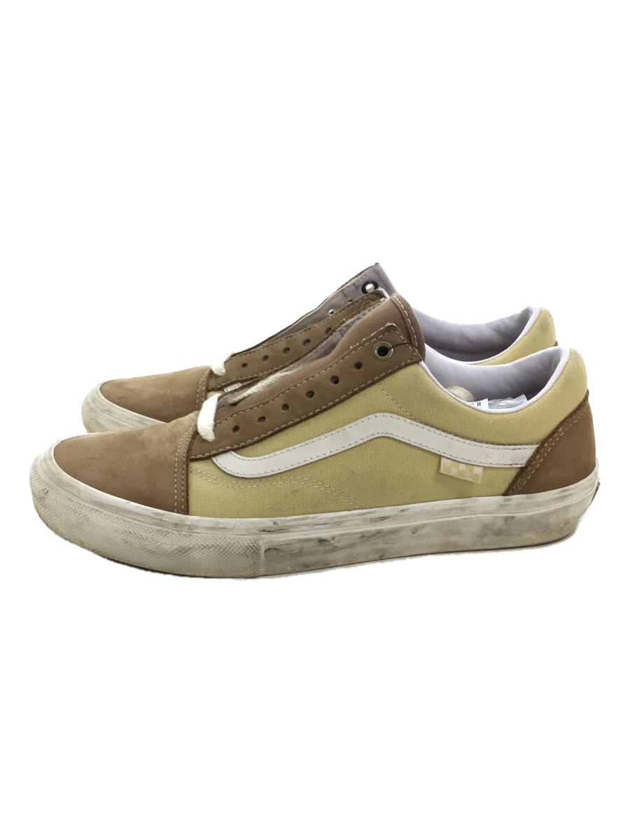 【中古】VANS◆SKATE OLD SCHOOL/ローカットスニーカー/27.5cm/BEG/508357【シューズ】