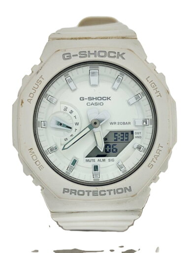 【中古】CASIO◆腕時計/デジタル/ラバー/WHT/WHT【服飾雑貨他】 【中古】CASIO◆腕時計/デジタル/ラバー/WHT/WHT【服飾雑貨他】
