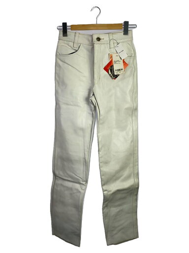 【中古】SCOTT◆ボトム/28/レザー/WHT/全体的に汚れ有【メンズウェア】 【中古】SCOTT◆ボトム/28/レザー/WHT/全体的に汚れ有【メンズウェア】