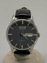 【中古】TISSOT◆自動巻腕時計/アナログ/レザー/BLK/BLK/SS/t019430 b【服飾雑貨他】(2)