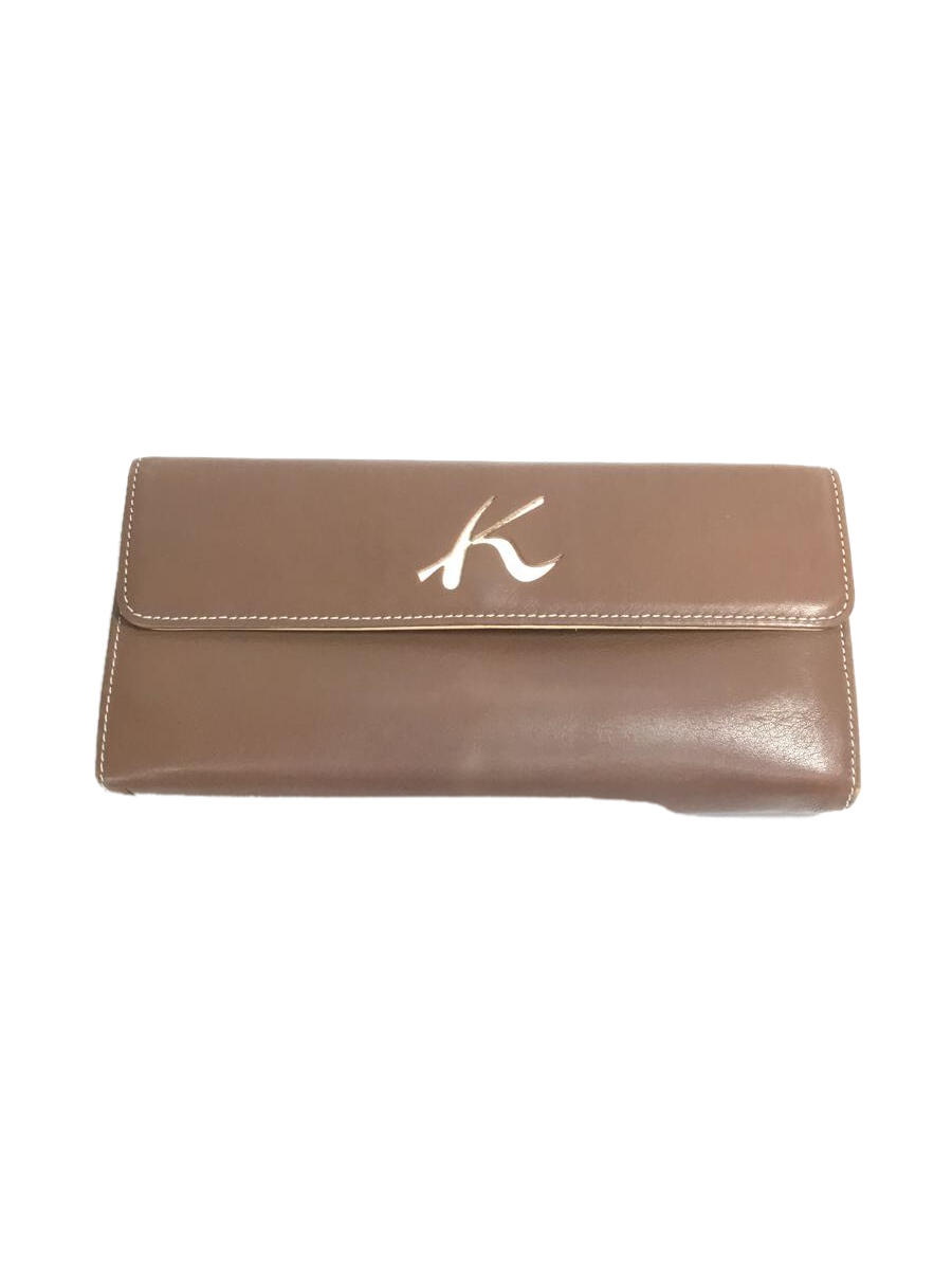 【中古】Kitamura◆長財布/レザー/BRW/レディース【服飾雑貨他】