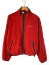 【中古】Timberland◆90s/USA製/POLARTEC/フリースジャケット/XS/ポリエステル/RED【メンズウェア】