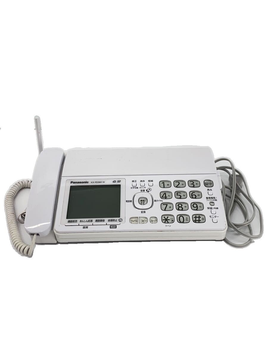 【ブランド】Panasonic 【ブランドカナ】パナソニック 【型番】 【程度】B 【カラー】 【キーワード】　　　/ 2026/09/22 セカンドストリート長田店 【4889】【中古】Panasonic◆FAX電話 KX-PD360DW//【家電・ビジュアル・オーディオ】 ブランド Panasonic 型番 カラー 実寸（cm） 【ビジュアル・OA・通信家電】 幅：29 / 高さ：8 / 奥行：18.5 【その他】 その他サイズ：/ 商品は　セカンドストリート長田店の店頭にて販売しております。商品に関するお問合わせは、お電話(TEL:078-798-7971)にて、問合わせ番号：2348891391622をお伝えください。 配送方法やお支払い方法に関するお問い合わせは、サポートセンターまでご連絡をお願いします。 ※お電話の対応は営業時間内のみとなります。お問い合わせフォームでお問い合わせの際はご注文番号をご記入下さい この商品に関する出品店舗からのコメント 傷や汚れの少ない一般的な中古品です。こちらのお品物は店頭での販売も行なっている為、状態に変化が見られる場合がございます。商品の詳細につきましては販売店舗へご確認くださいませ。