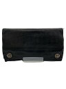 【中古】CHROME HEARTS◆長財布/レザー/BLK/無地/メンズ【服飾雑貨他】(4)