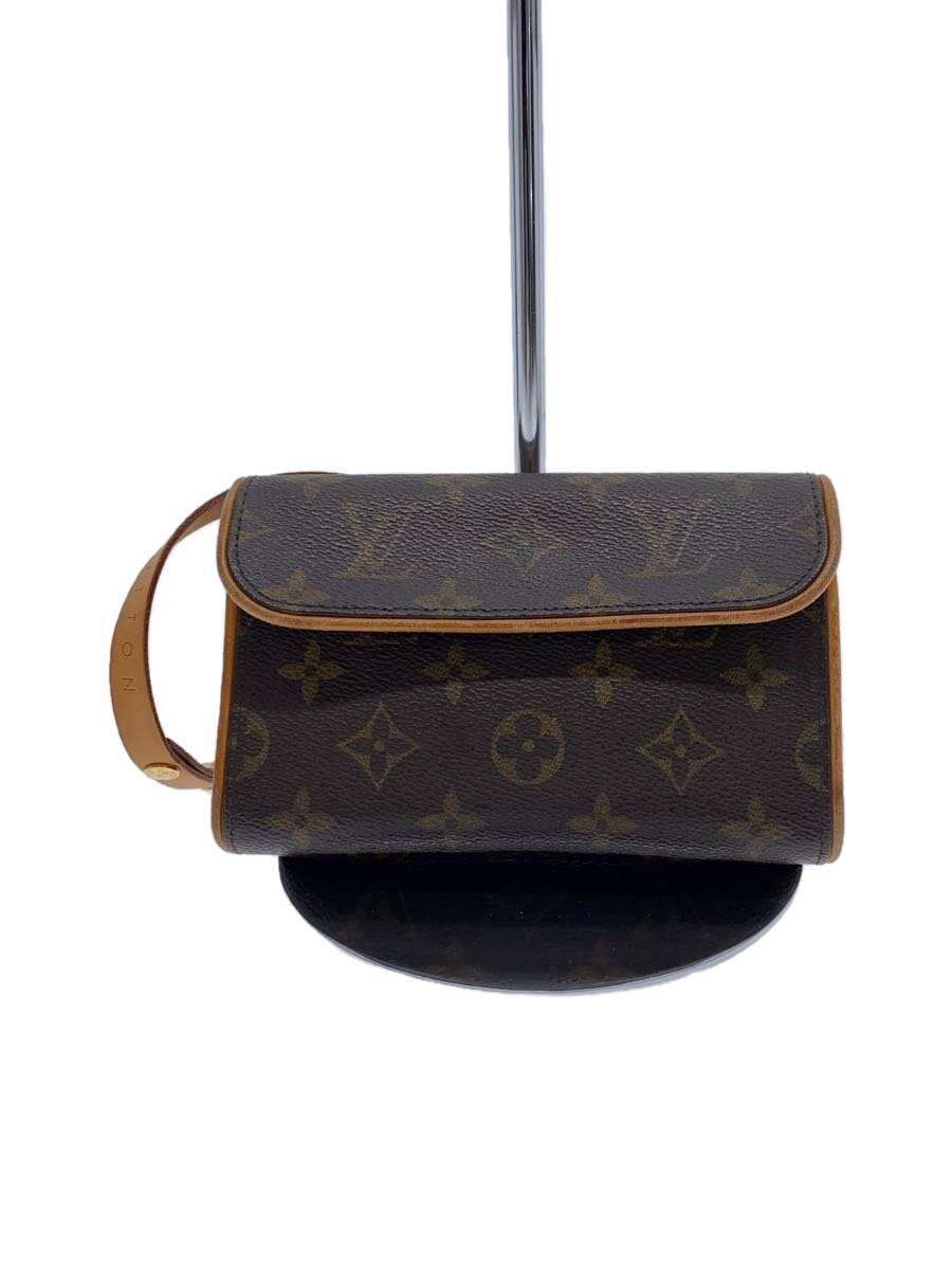 【中古】LOUIS VUITTON◆ポシェット・フロランティーヌ_モノグラム・キャンバス_BRW/PVC/BRW【バッグ】