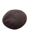 【中古】IL BISONTE◆ベレー帽/--/ウール/BRW/無地/レディース【服飾雑貨他】