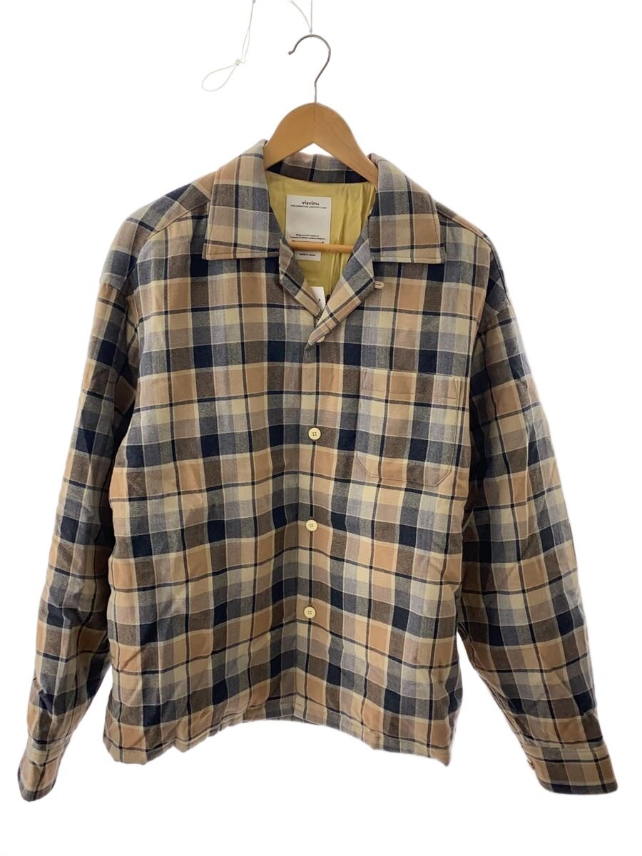 visvim◆25SS/KEESEY CHECK DOWN JKT/2/ウール/マルチカラー/チェック