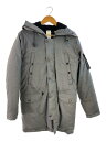 【中古】Levi’s◆DOWN DAVIDSON PARKA/ダウンジャケット/S/ポリエステル/GRY/27673-0006【メンズウェア】