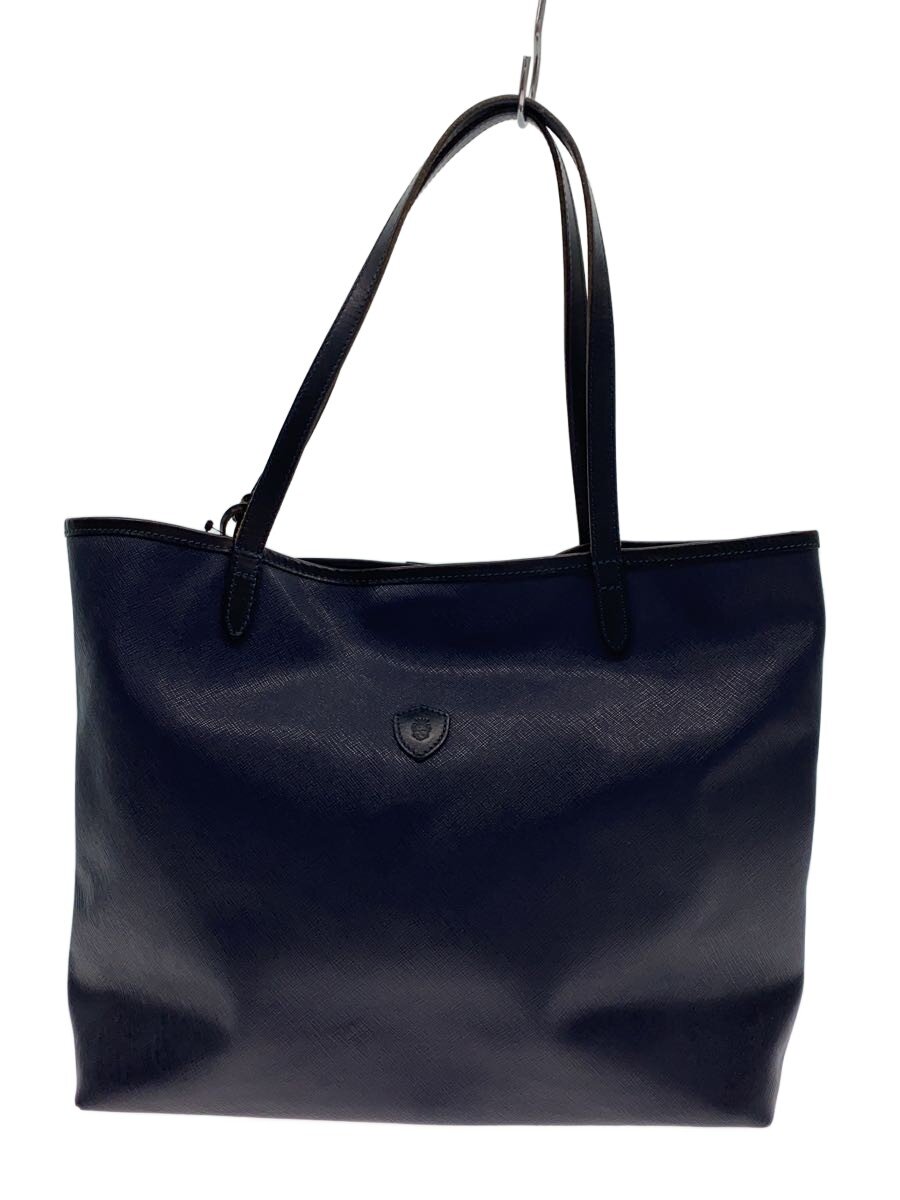 【中古】Felisi◆トートバッグ/レザー/NVY/15-50【バッグ】