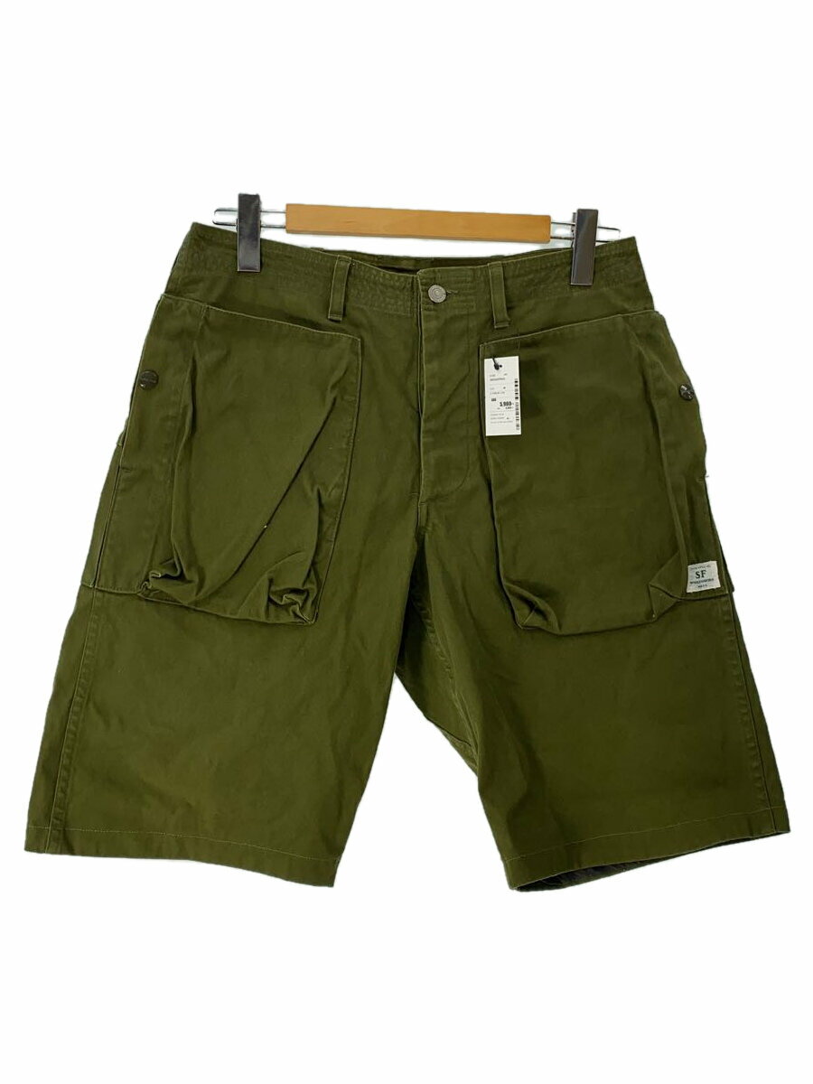 【中古】SASSAFRAS◆ショートパンツ/M/コットン/KHK【メンズウェア】