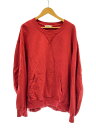 【中古】FASHION VICTIM◆スウェット/XL/コットン/RED/無地/VTM-22-SW-010【メンズウェア】