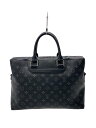 【中古】LOUIS VUITTON◆オディセ・ブリーフケース_モノグラム・エクリプス_BLK/PVC/BLK/総柄/M44222//【バッグ】