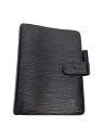 【中古】LOUIS VUITTON◆アジェンダMM_ノマド_BLK/--/BLK/メンズ【服飾雑貨他】