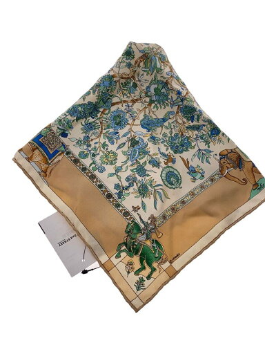 【中古】HERMES◆スカーフ/シルク/BEG/レディース【服飾雑貨他】 【中古】HERMES◆スカーフ/シルク/BEG/レディース【服飾雑貨他】