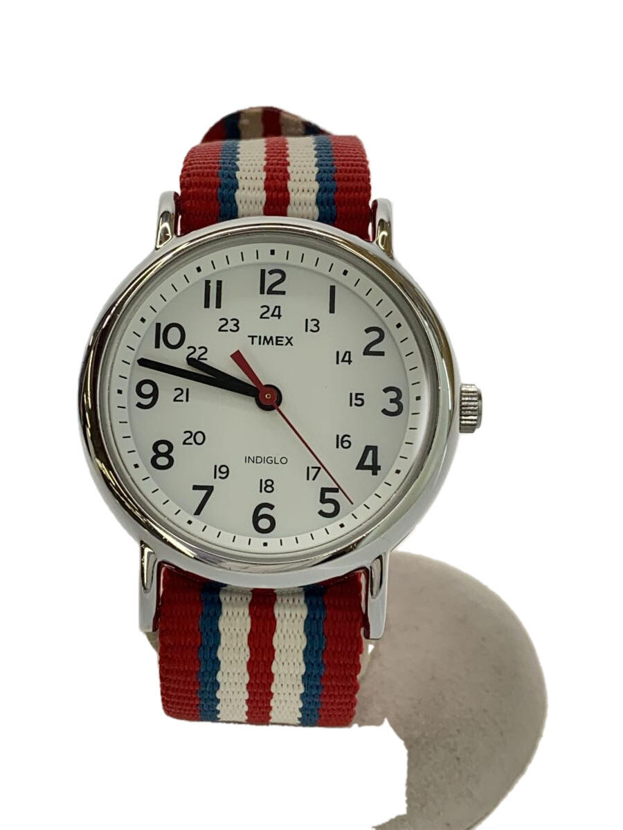 【中古】TIMEX◆クォーツ腕時計/アナ