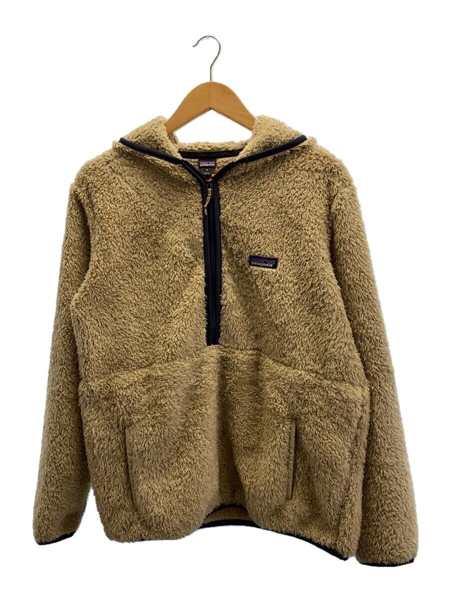 【中古】patagonia◆20AW/フリースジャケット/M/ポリエステル/CRM/無地【レディースウェア】