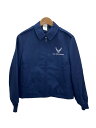 【中古】U.S.AIR FORCE◆インナー付き/フライトジャケット/NVY/無地/8410-01-299-9548【メンズウェア】