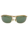 【中古】Ray-Ban◆サングラス/--/チタン/GLD/BLK/メン...(4)